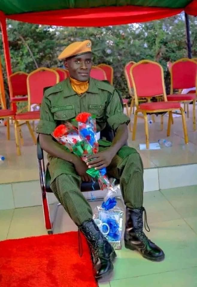 SAD: Constable Edgar Kamfwa who was killed in Malawi will be buried today at Mutumbi cemetery